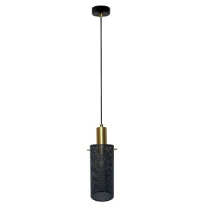 Lampa wisząca sufitowa Tirana LP-945/1P BK Light Prestige 1x E27 Metal Czarny