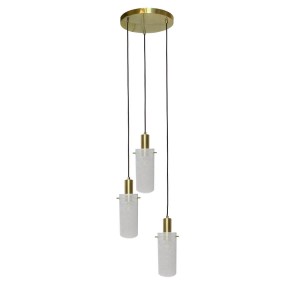 Lampa wisząca sufitowa Tirana LP-945/3P WH Light Prestige 3x E27 Metal Biały/Biały
