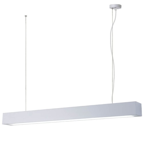 Lampa wisząca sufitowa Ibros LP-7001/1P 20 WH-93 24 CCT Light Prestige zintegrowane LED Metal Biały