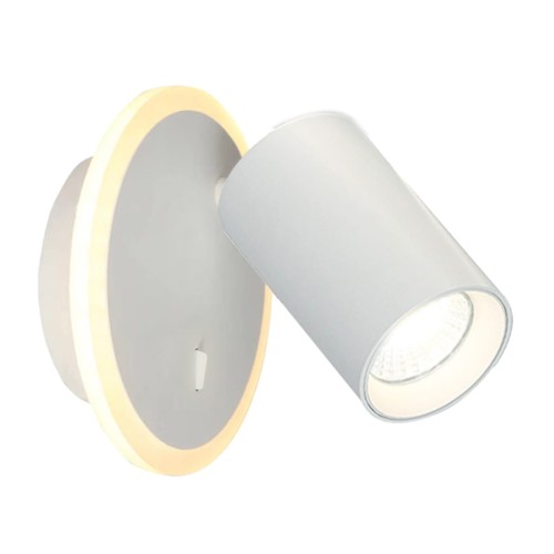 Lampa sufitowa spot Parma LP-0612/1WS WH Light Prestige 1xLED/GU10 Metal Biały/Biały