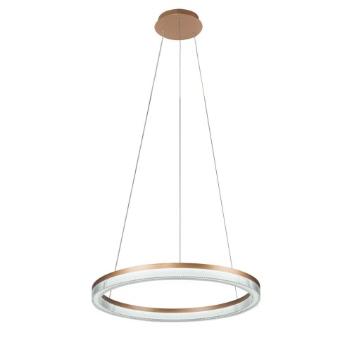 Lampa wisząca sufitowa Midway LP-033/1P S GD Cristal Triangle Light Prestige Metal/Akryl
