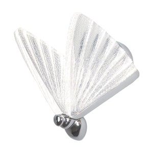 Lampa ścienna kinkiet Mariposa LP-1715/1W CH Light Prestige zintegrowane LED Akryl/Metal Srebrny/Transparentny