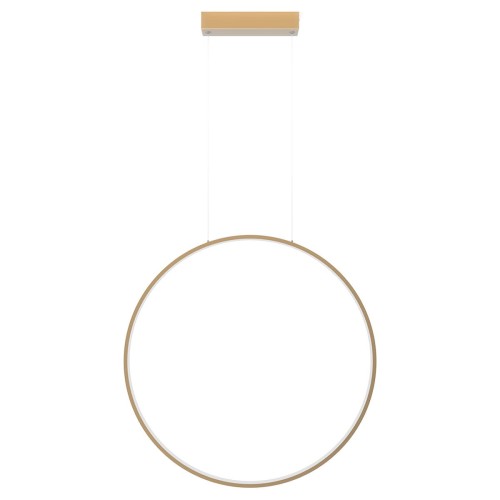 Lampa wisząca sufitowa Mirror LP-999/1P L GD CCT Light Prestige Zintegrowane LED Metal / Złoty