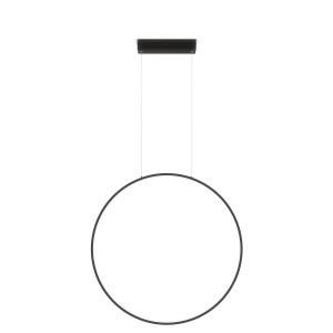 Lampa wisząca sufitowa Mirror LP-999/1P S BK CCT Light Prestige zintegrowane LED Metal Czarny