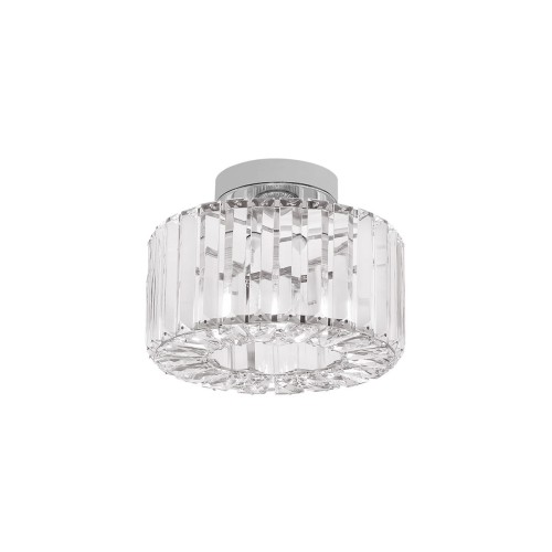 Lampa sufitowa plafon Vetro LP-2910/1C CH Light Prestige 1x E27 Metal/Akryl Chrom/Transparentny