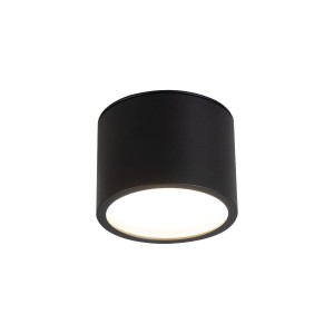 Lampa sufitowa oprawa natynkowa Kendal LP-6331/1SM IP65 BK Light Prestige 1x E27 Aluminium Czarny