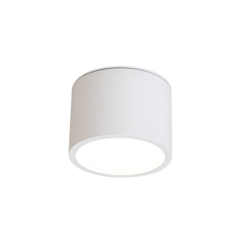 Lampa sufitowa oprawa natynkowa Kendal LP-6331/1SM IP65 WH Light Prestige 1xGX53 Aluminium Biały