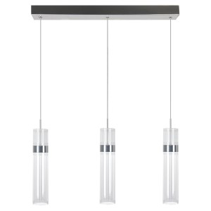 Lampa wisząca sufitowa Ambiente LP-1510/3L CH Light Prestige Akryl/Metal Transparentny/Chrom