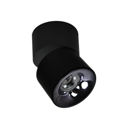 Lampa sufitowa oprawa natynkowa Brema LP-2626/1RM BK movable Light Prestige Metal/Tworzywo sztuczne Czarny
