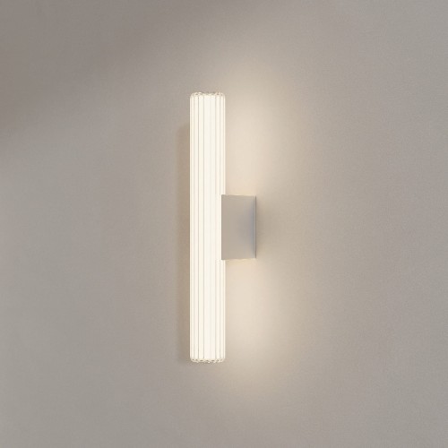 Lampa ścienna kinkiet Linea LP-0510/1W-45 CH Light Prestige Szkło/Metal Transparentny/Chrom