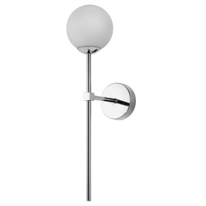 Lampa ścienna kinkiet Piruleta LP-008/1W CH Light Prestige 1x G9 Metal/Szkło Chrom/Biały