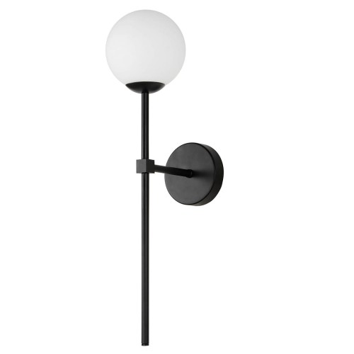 Lampa ścienna kinkiet Piruleta LP-008/1W BK Light Prestige 1x G9 Metal/Szkło Czarny/Biały