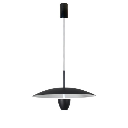 Lampa wisząca sufitowa Ufo LP-0408/1P S BK Light Prestige Metal Czarny