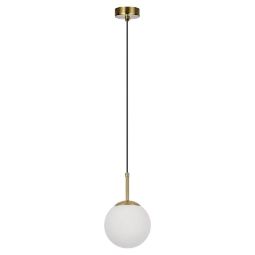 Lampa wisząca sufitowa Dorado LP-002/1P Light Prestige 1x10W E14 Szkło/Metal Złoty/Biały