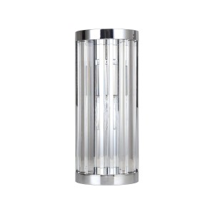 Lampa ścienna kinkiet Vetro LP-2910/1W L CH Light Prestige 1x10W E14 Metal/Szkło /Chrom/Transparentny