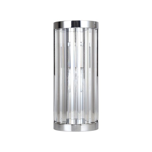 Lampa ścienna kinkiet Vetro LP-2910/1W L CH Light Prestige 1x10W E14 Metal/Szkło /Chrom/Transparentny
