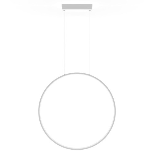 Lampa wisząca sufitowa Mirror LP-999/1P L WH CCT Light Prestige LED Zintegrowane/Metal Biały