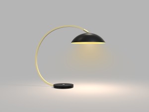 Lampa stojąca Rosskoff 8001-104 Aviano Lighting 1xLED 10,5W Metal Czarny Mat / Złoty