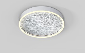 Lampa sufitowa plafon Bordeaux 9002-103L Aviano Lighting 1xLED 60W Metal / Tworzywo Srebrny