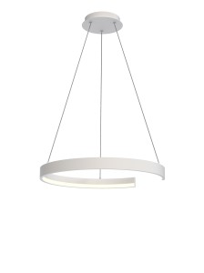 Lampa wisząca Fanne 6031-0106 Aviano Lighting 1xLED 34W Metal / Tworzywo Biały