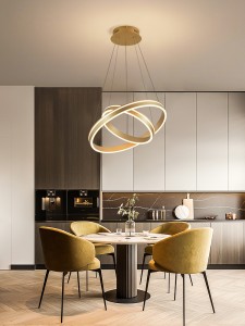 Lampa wisząca Vivies 6201-0215 Aviano Lighting 2xLED 54W Metal / Tworzywo Złoty Matowy