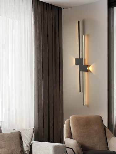 Lampa ścienna kinkiet Linealo 4202-0410 Aviano Lighting 4xLED 25W Metal / Tworzywo Czarny Mat