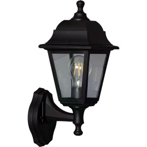 Lampa zewnętrzna kinkiet Gardena Clasica ABR-KZKF-C--E27 Abruzzo 1xE27 40W Tworzywo śztuczne Czarny