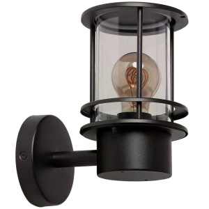 Lampa zewnętrzna kinkiet Gardena Clasica ABR-KZKL-C-E27 Abruzzo 1xE27 40W Stal Nierdzewna Czarny
