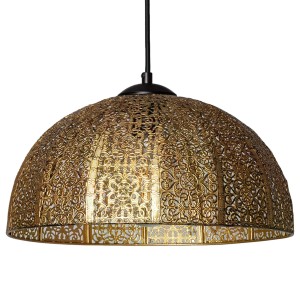 Lampa wisząca Maestro ABR-LWE-E27 Abruzzo 1xE27 40W Stal Złoty