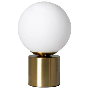 Lampa stojąca stołowa Milano ABR-LSG-E27 Abruzzo 1xE27 20W Szkło, Metal Złoty