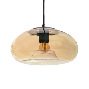Lampa wisząca Tesoro ABR-LWCM-E27 Abruzzo 1xE27 20W Szkło, Metal Miodowy