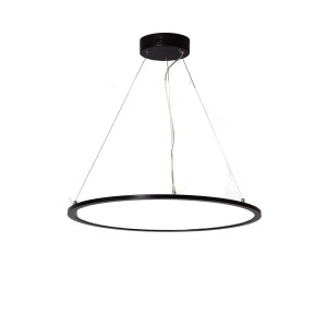 Lampa wisząca Biuro ABR-LWBO-36W-3000K Abruzzo 1x Aluminium, Poliwęglan Czarny