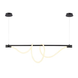 Lampa sufitowa LED lampa wisząca Spirali ABR-HILTON-SC-38W Abruzzo 1xLED Aluminium Czarny