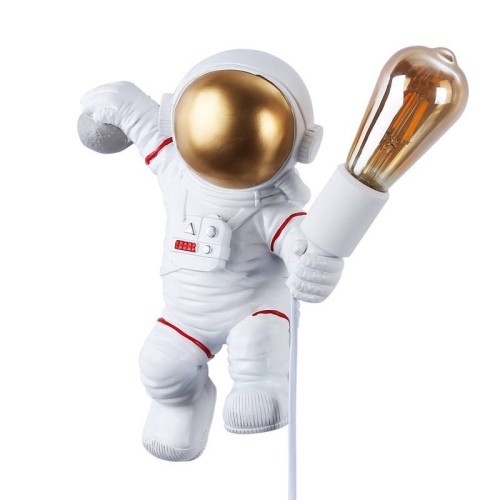Lampa ścienna kinkiet Amstrong ABR-KARD7 Abruzzo 1xE27 40W Żywica Biało/złoty