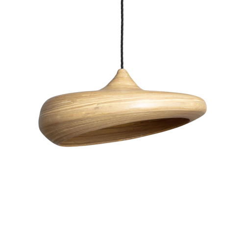 Lampa stojąca stołowa Bamboo ABR-LW4B-E27 Abruzzo 1xE27 40W Drewno Bronzowy