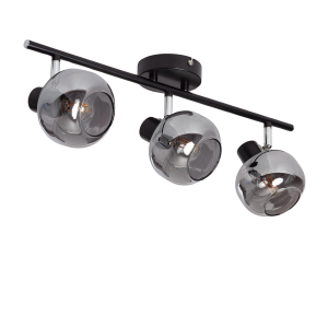 Lampa sufitowa Nino ABR-SLWN-3XE14 Abruzzo 3xE14 20W Szkło Srebrny