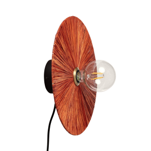 Lampa wisząca Boho ABR-KBTK-B Abruzzo 1xE27 20W Włókna Brązowy