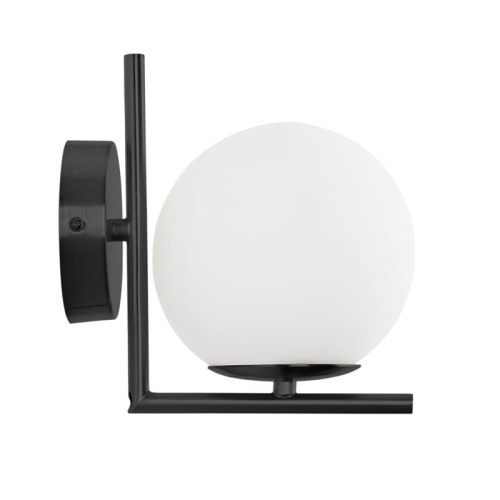 Lampa ścienna kinkiet Milano ABR-KMR-B Abruzzo 1xE27 20W Metal Czarny