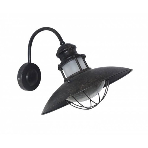Lampa ścienna kinkiet RETRO ABR-KRIZ-E27-B Abruzzo 1xE27 20W Metal Czarny