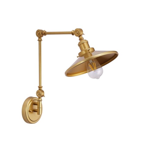 Lampa ścienna kinkiet RETRO ABR-KRNW-G Abruzzo 1xE27 20W Metal Złoty