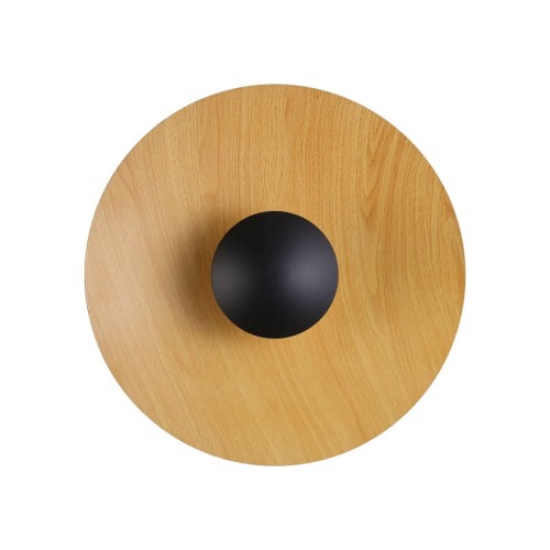 Lampa ścienna kinkiet RETRO ABR-KO12W-WOOD Abruzzo 1x 20W Metal Drewniany