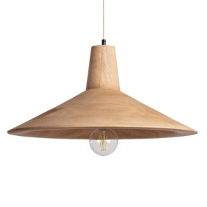 Lampa wisząca Vattene ABR-LWV Abruzzo 1xE27 40W Drewno z mango Drewniany