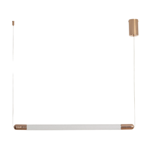 Lampa wisząca Jacob ABR-LWLJ-3W-3000K Abruzzo LED Metal, szkło Złoty