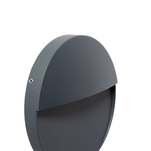 Lampa zewnętrzna kinkiet Lunaria ABR-LZKO-S Abruzzo 1xLED Aluminium Szary