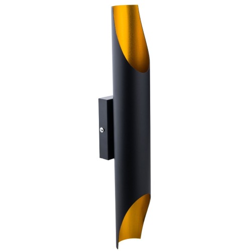 Lampa ścienna kinkiet Straight ABIGALI-KGDE14 Abigali 2xE14 maksymalna moc żarówki 40W Metal Czarny