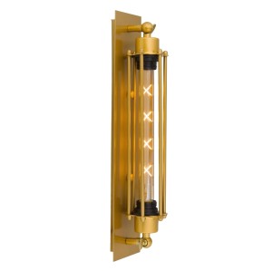 Lampa ścienna kinkiet Retro ABIGALI-KR-E27-GOLD Abigali 1xE27 Metal Złoty