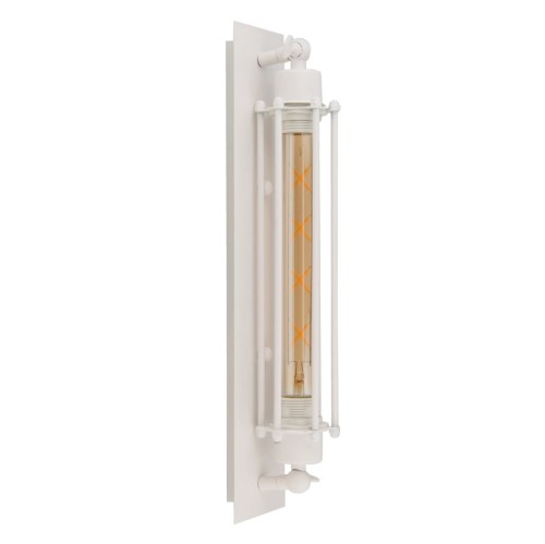 Lampa ścienna kinkiet Retro ABIGALI-KR-E27-WHITE Abigali 1xE27 Metal Biały