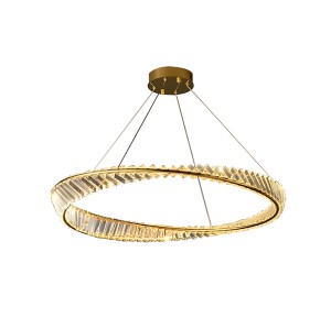 Lampa wisząca Cristal ABIGALI-CRLW-36W Abigali 1xWbudowane LED 36W Złoty