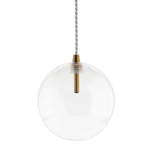 Lampa wisząca designerska Globo ABIGALI-GLOBO-HD80307-G4 Abigali NDxG4 Szkło Transparentny, Złoty