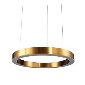 Lampa wisząca Circle ST-8848-40 brass Step into Design 2xLED 21W Stal/Akryl Mosiądz Szczotkowany